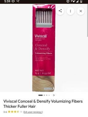 RARE!!Conceal & Densify Volumizing Fibers — BLONDE Gray Hair Concealer